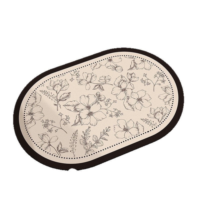 Floral-Printed Bath Runner | High & Bury