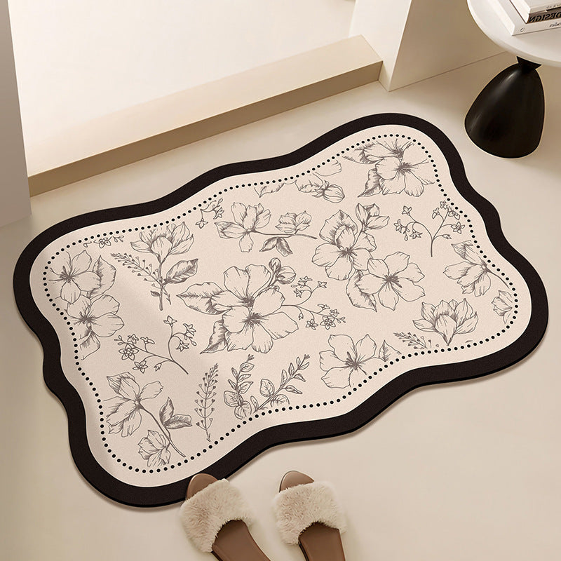 Floral-Printed Bath Runner | High & Bury