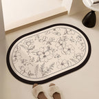 Floral-Printed Bath Runner | High & Bury
