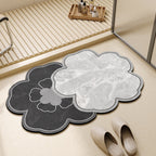 Floral Shape Bathroom Mat | High & Bury