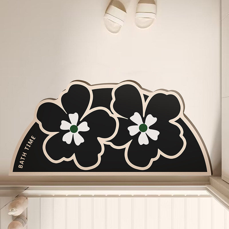 Floral Shaped Bath Mat | High & Bury