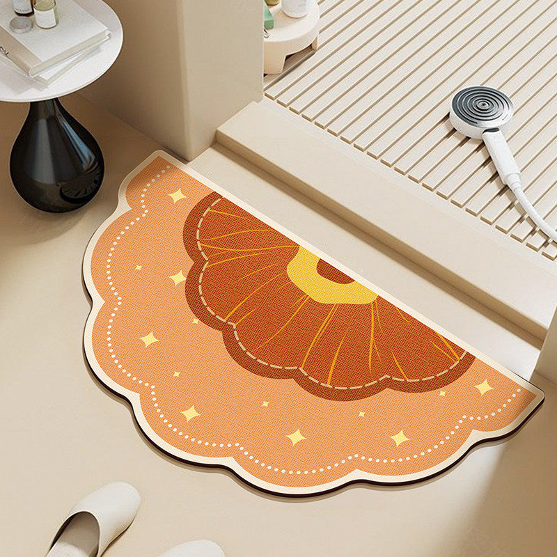 Floral Shaped Bath Mat | High & Bury
