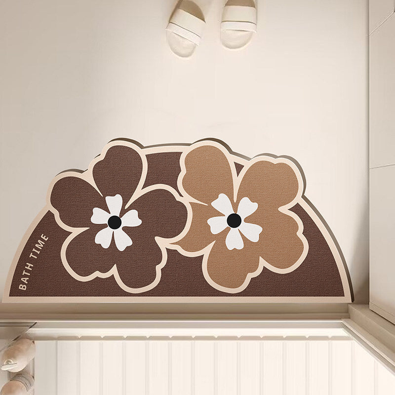 Floral Shaped Bath Mat | High & Bury