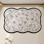 Floral Shaped Decorative Area Mat | High & Bury