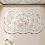 Floral Shaped Decorative Area Mat | High & Bury