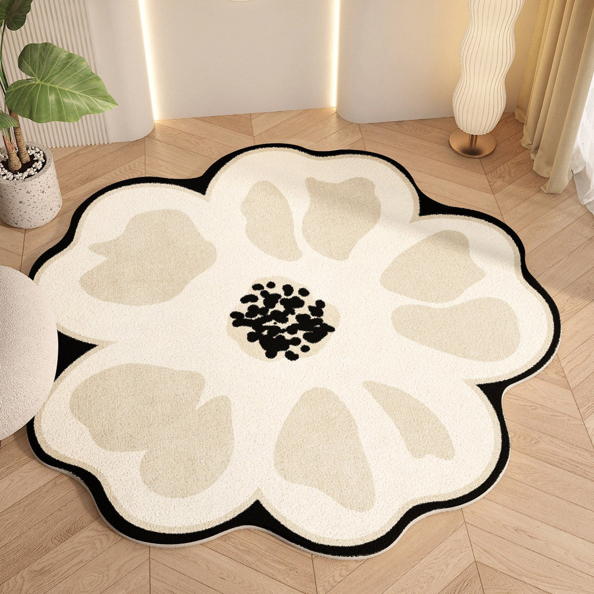 Floral-Shaped Indoor Area Rug | High & Bury