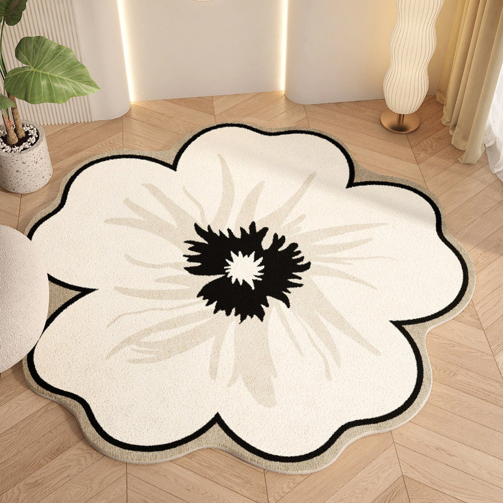 Floral-Shaped Indoor Area Rug | High & Bury