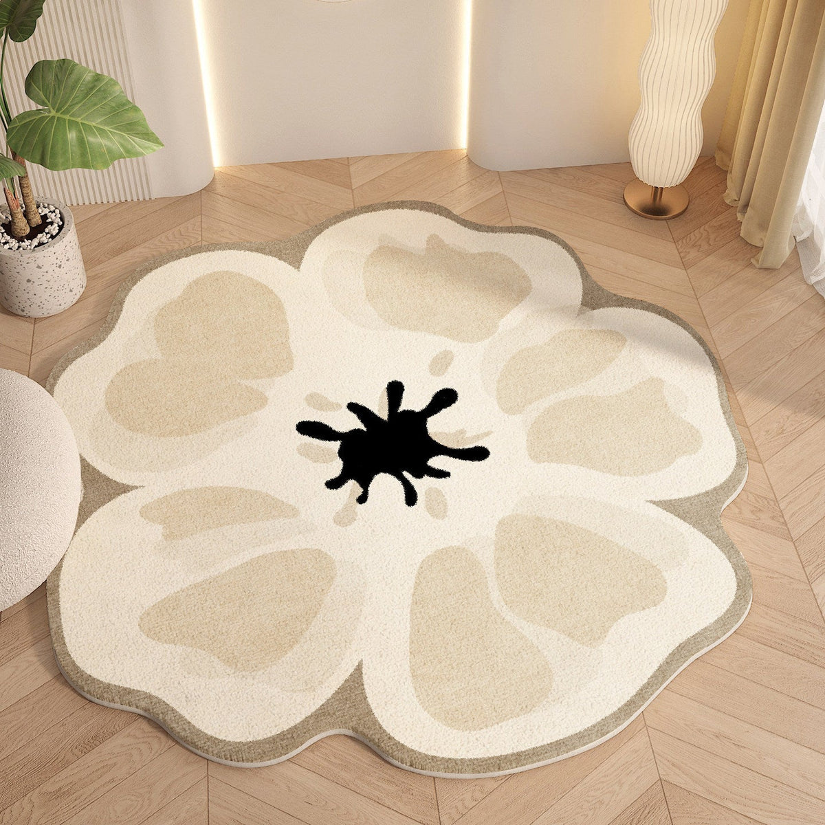 Floral-Shaped Indoor Area Rug | High & Bury