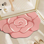 Floral-Shaped Memory Foam Bath Mat | High & Bury