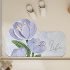 Floral-Themed Non-Slip Bath Mat | High & Bury