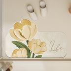 Floral-Themed Non-Slip Bath Mat | High & Bury