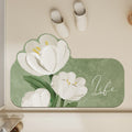 Floral-Themed Non-Slip Bath Mat | High & Bury