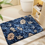 Floral-Themed Plush Bath Mat | High & Bury