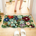 Floral-Themed Waterproof Area Rug | High & Bury