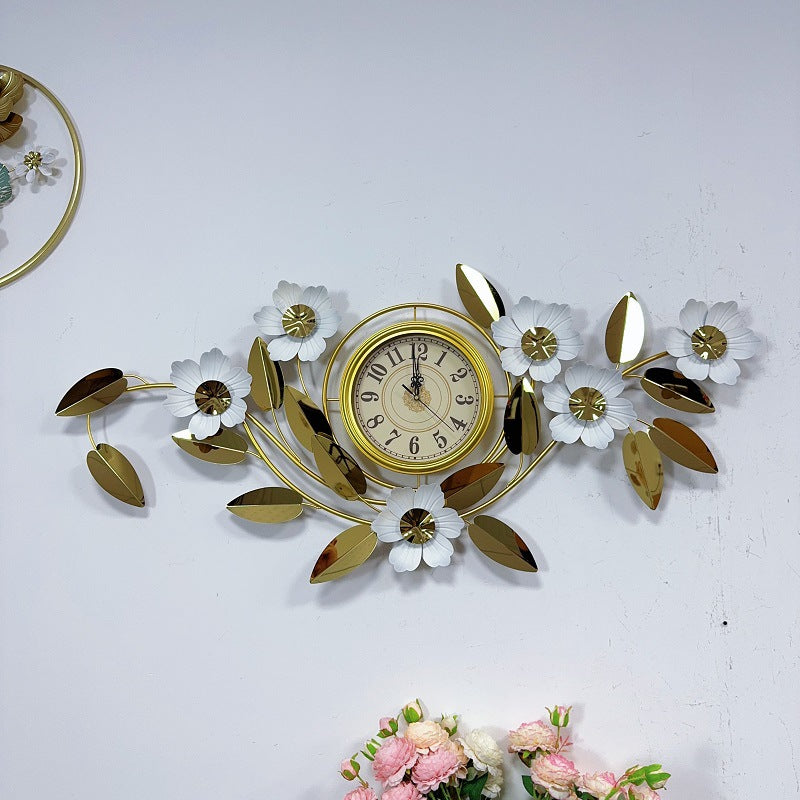 Floral Wall Clock Art Decor | High & Bury