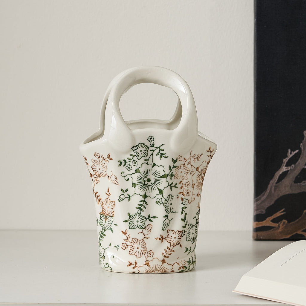 Flower Basket with Two Handles | High & Bury