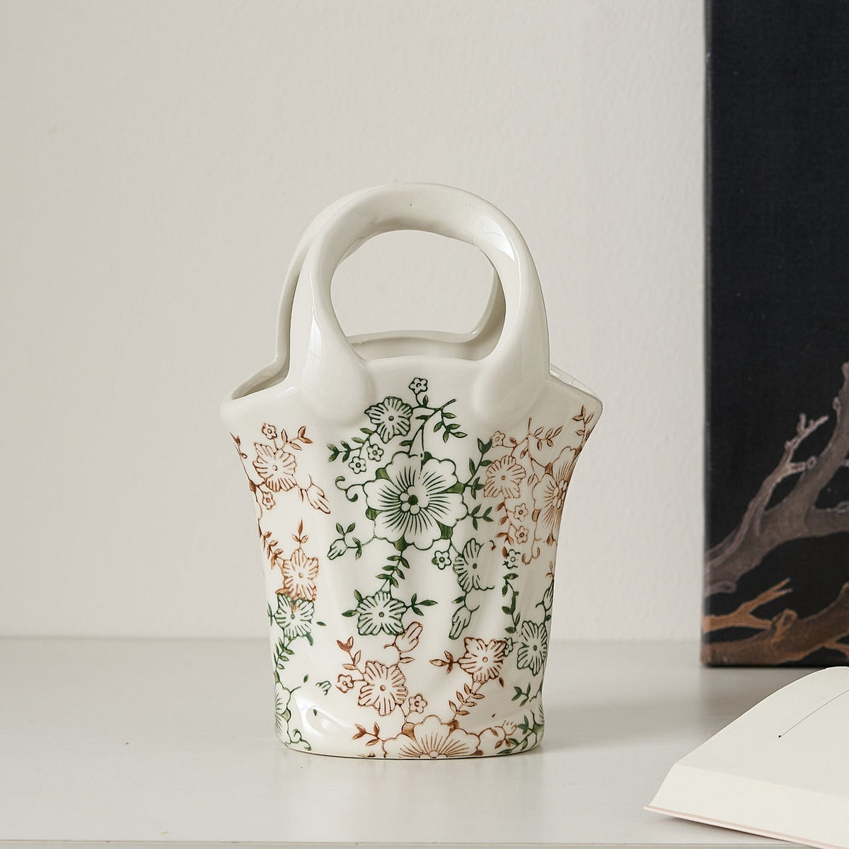 Flower Basket with Two Handles | High & Bury