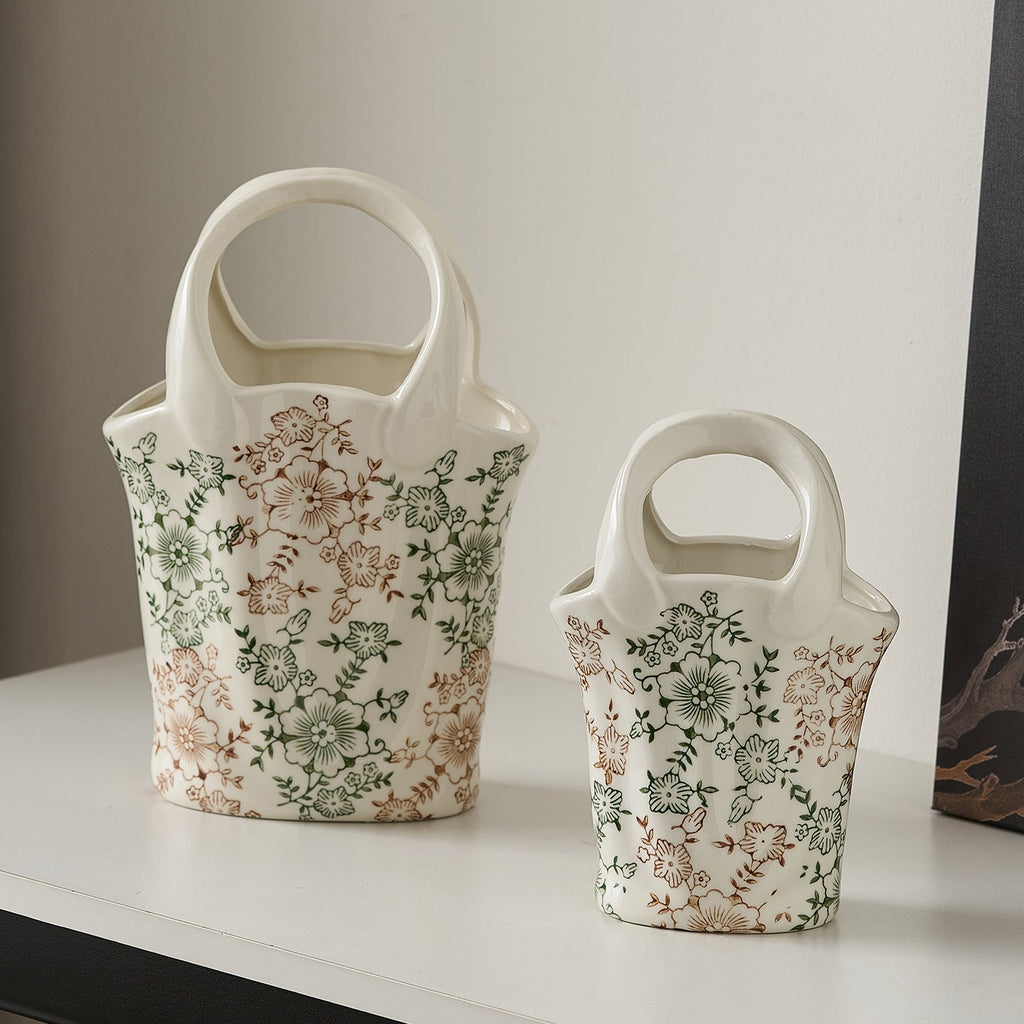 Flower Basket with Two Handles | High & Bury
