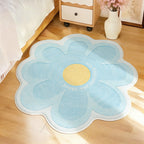 Flower-Shaped Decorative Area Rug | High & Bury