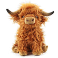 Fluffy Scottish Highland Cow Cuddle Toy for Children and Adults