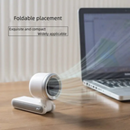 Foldable Handheld Turbo Fan with Digital Display, 5 Speeds, view 5