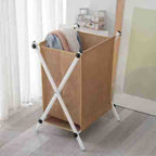 Foldable Laundry Basket with Practical Frame | High & Bury