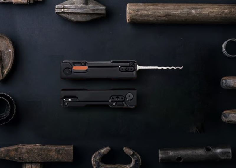 Foldable Lockpicking Tool with Three Plastic Pick Heads, 8 × 2.2 × 1.3 cm, view 6