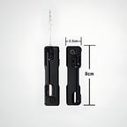 Foldable Lockpicking Tool with Three Plastic Pick Heads, 8 × 2.2 × 1.3 cm, view 7