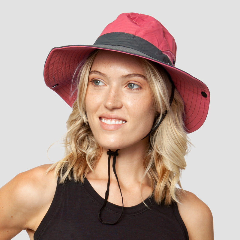 Foldable Polyester Sun Hat with Ponytail Opening, 56–58 cm, view 2
