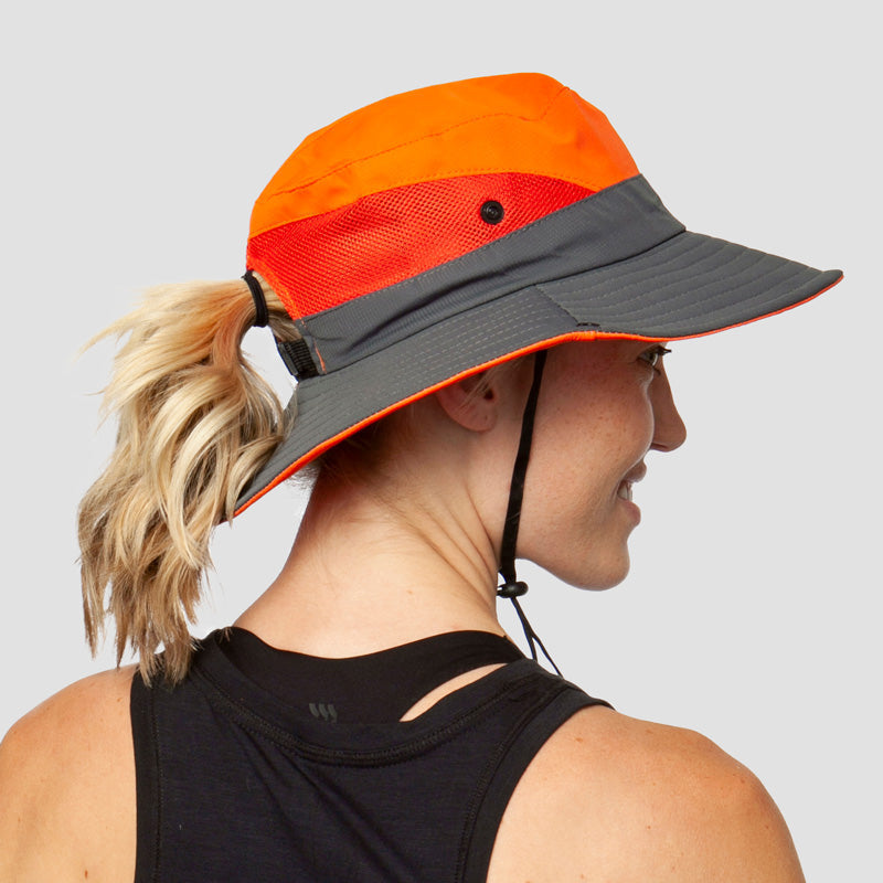 Foldable Polyester Sun Hat with Ponytail Opening, 56–58 cm, view 8