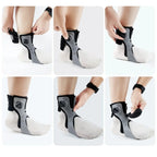 Foot Drop Ankle-Foot Orthosis Brace with Adjustable Buckle, view 4