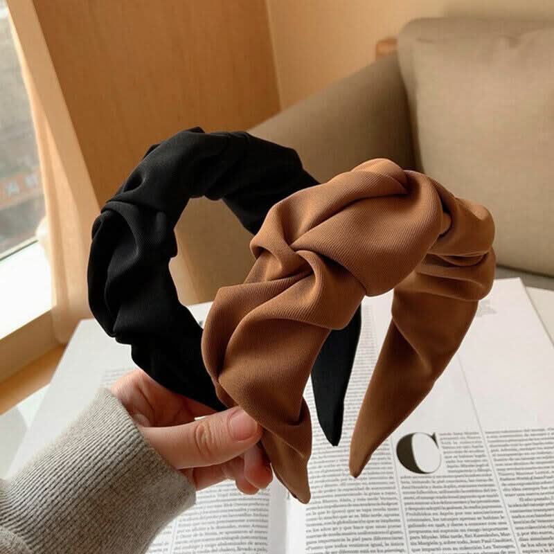 Freya Wide Headband for Women, Polyester and Plastic, 10 Colours, view 2