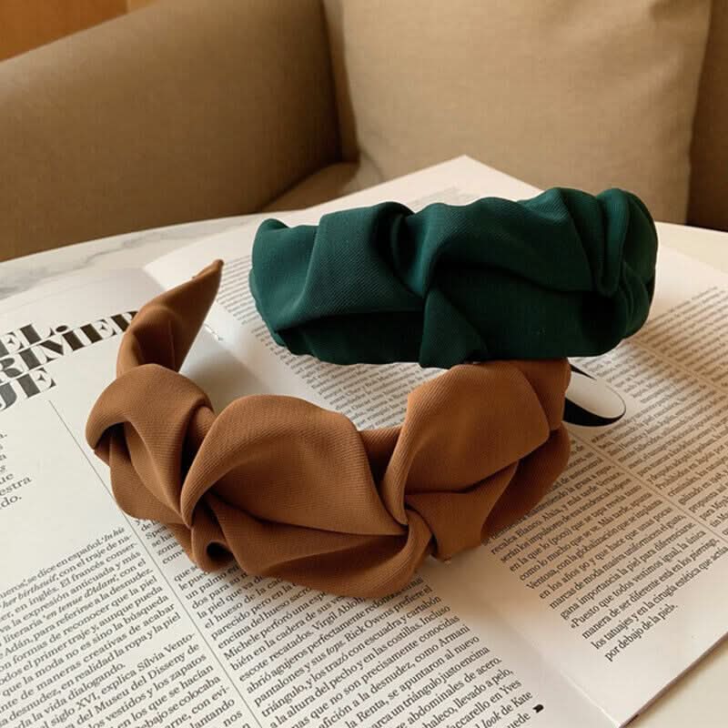 Freya Wide Headband for Women, Polyester and Plastic, 10 Colours, view 5
