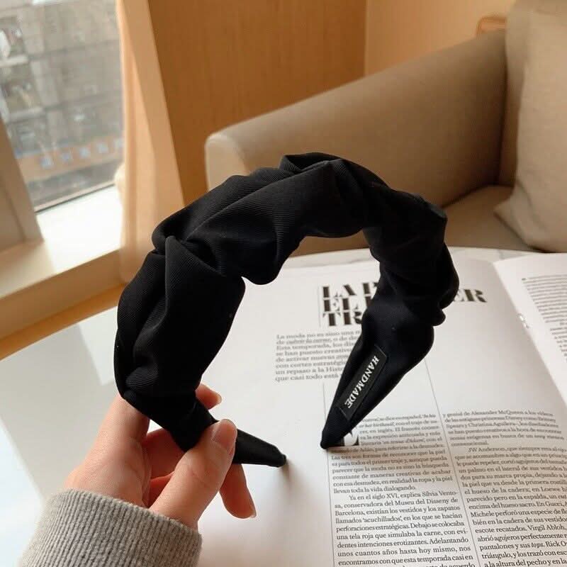 Freya Wide Headband for Women, Polyester and Plastic, 10 Colours