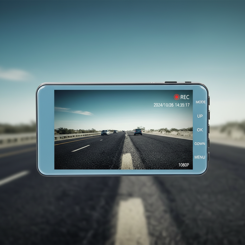 Front and Rear 1080p Dash Cam with Night Vision and 170° Lens, view 2
