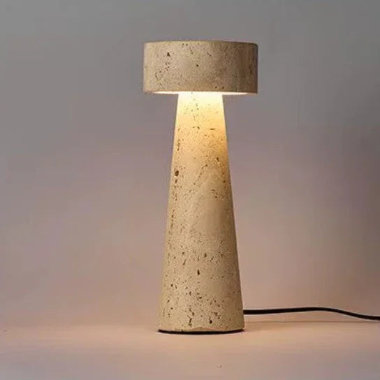 Frostholm Travertine Table Lamp