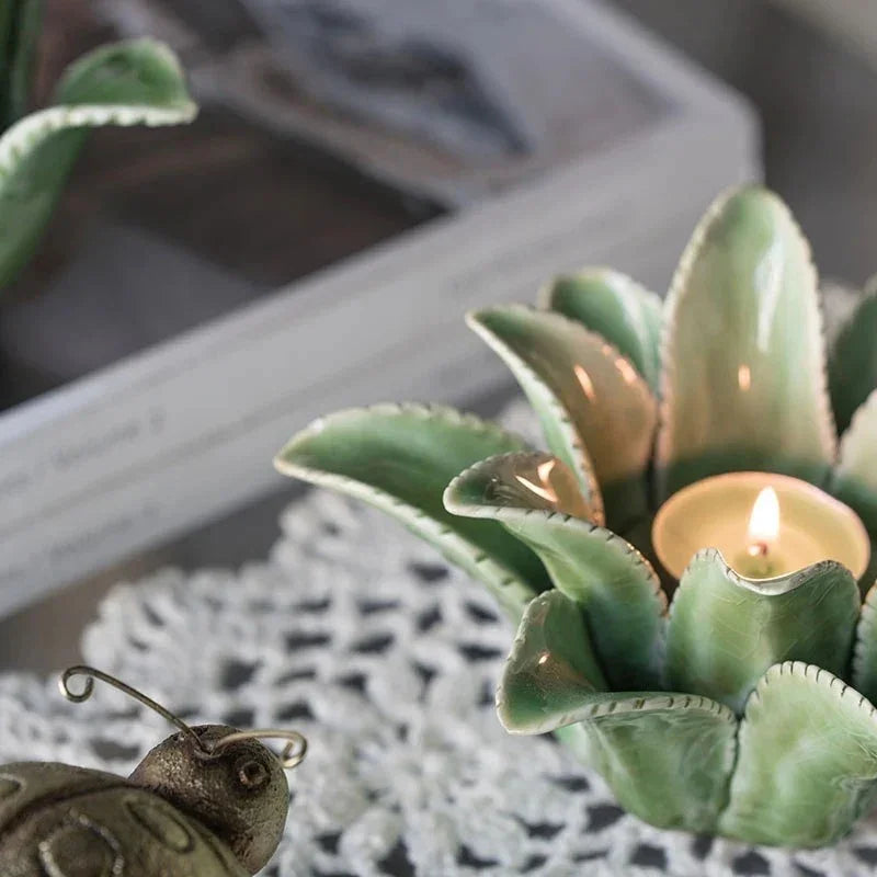 Frostwood Candle Holder