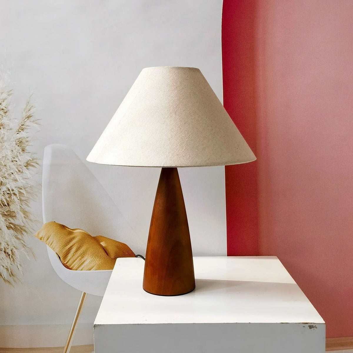 Fryforra Solid Wood Table Lamp