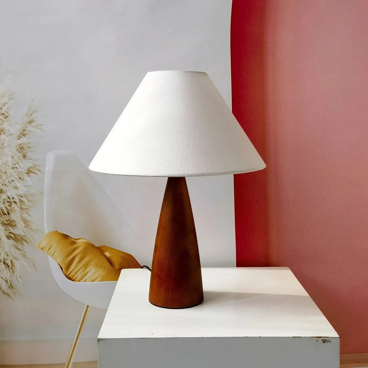 Fryforra Solid Wood Table Lamp