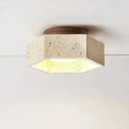 Fryforra Travertine Ceiling Lamp