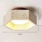 Fryforra Travertine Ceiling Lamp