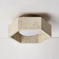 Fryforra Travertine Ceiling Lamp