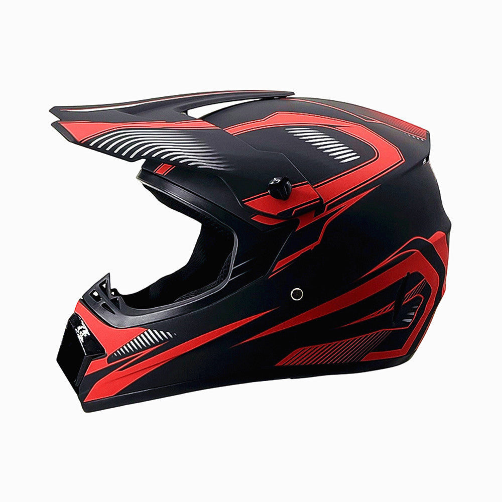 Full-Face Motocross Helmet with Extended Visor and Reinforced Chin Guard, view 19
