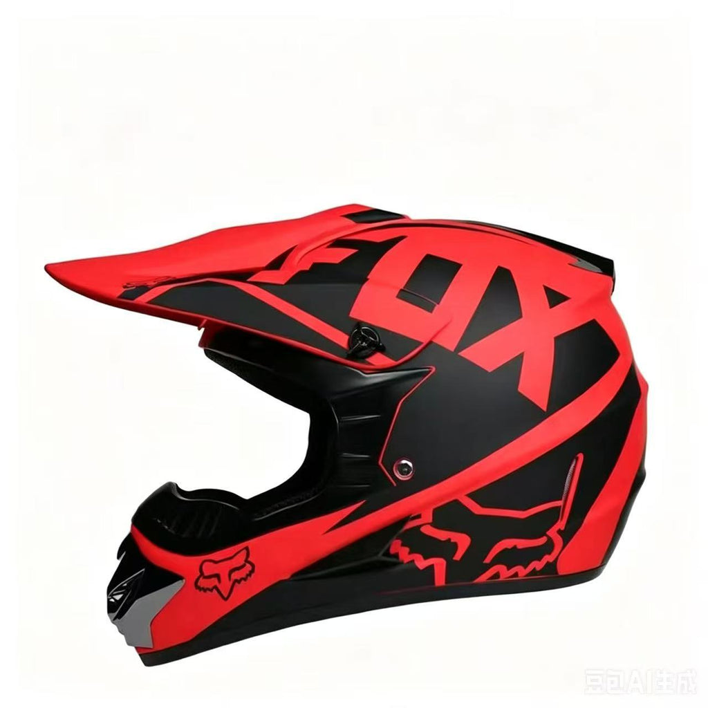 Full-Face Motocross Helmet with Extended Visor and Reinforced Chin Guard, view 39