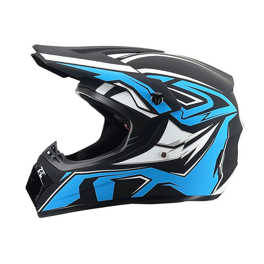 Full-Face Motocross Helmet with Extended Visor and Reinforced Chin Guard, view 40