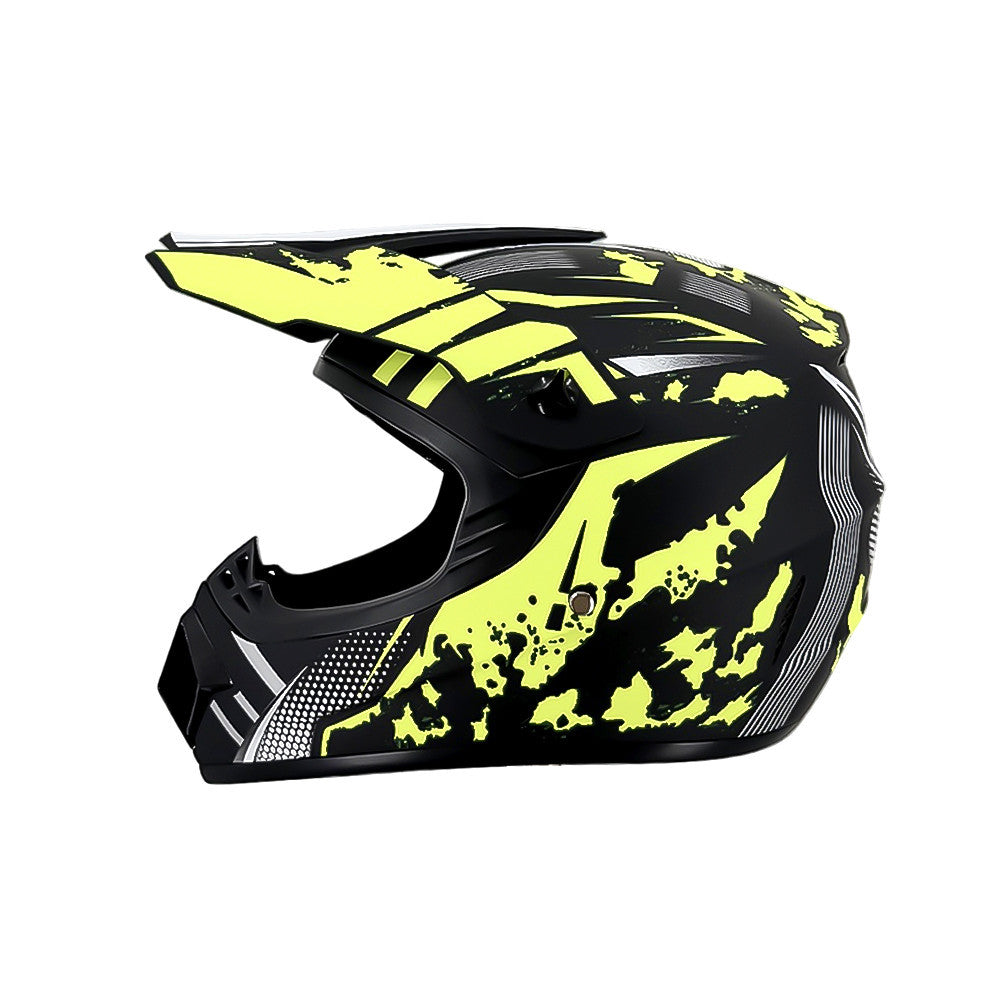 Full-Face Motocross Helmet with Extended Visor and Reinforced Chin Guard, view 43