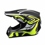 Full-Face Motocross Helmet with Extended Visor and Reinforced Chin Guard, view 48