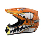 Full-Face Motocross Helmet with Extended Visor and Reinforced Chin Guard, view 49