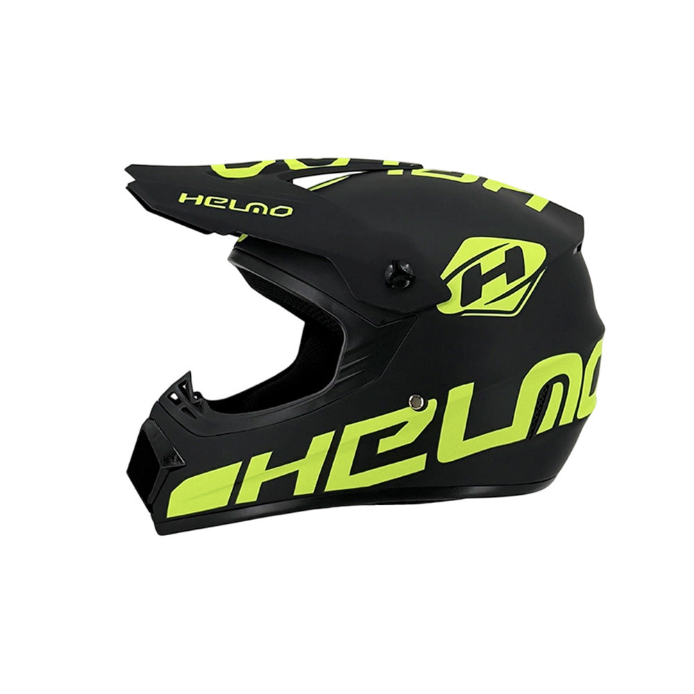 Full-Face Motocross Helmet with Extended Visor and Reinforced Chin Guard, view 5