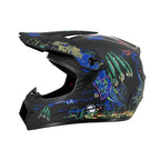 Full-Face Motocross Helmet with Extended Visor and Reinforced Chin Guard, view 51